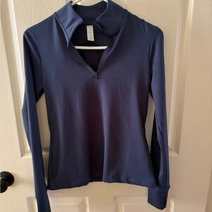 Women's Navy Long Sleeve Top Marika